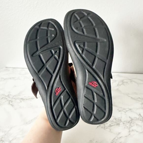 Abeo BioSystems Turquoise Sandal Flip-flops Women’s Size 9.5 Style BLING - Picture 9 of 9